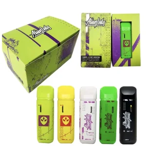 Alien Labs Vape Pen Puffs Disposable Empty E Cigarettes 1ml Capacity Pod Battery Rechargeable Ceramic Coil