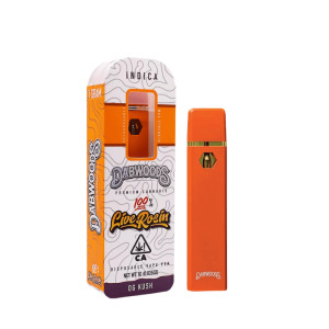 Dabwoods carts disposable pen wholesale ,1ml rechargeable 280 mah with clear plastic box packaging 10 flavors