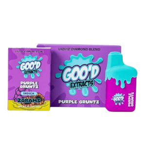 2024 Goo’d Extracts carts 2 Gram Empty Rechargeable Disposable Vape Pens wholesale , 350mah battery ,10 flavors available